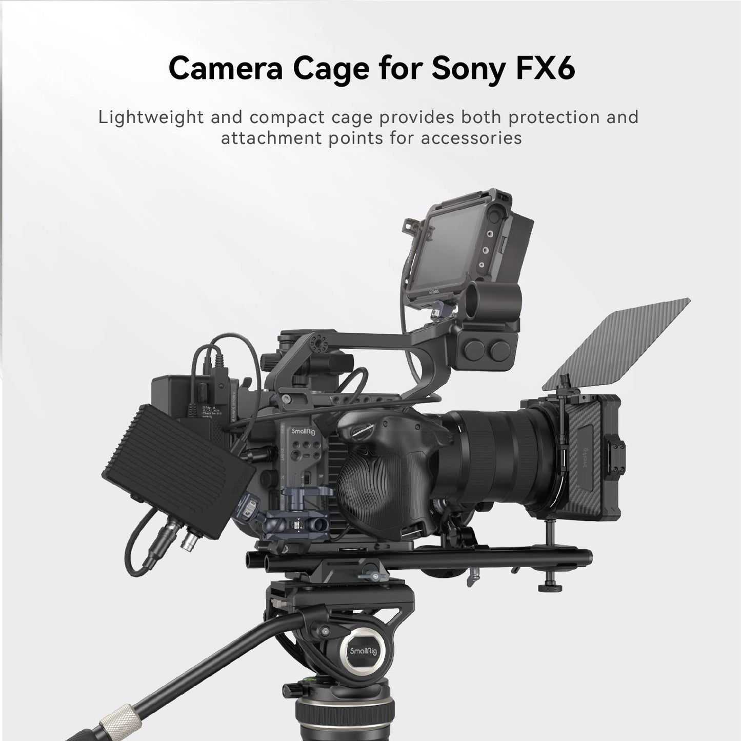 SmallRig FX6 Rig Kit 4124 – Cage Compacta para Sony FX6 – Preto