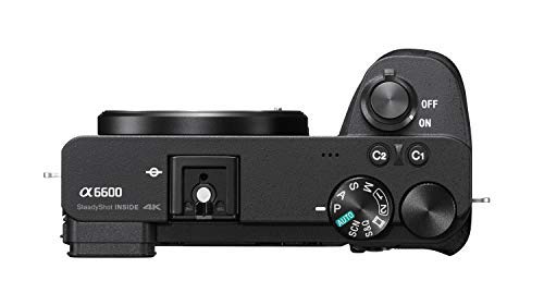 Sony Alpha 6600 - Câmera Mirrorless 24MP com 4K HDR, Foco Automático Rápido e Estabilização de Imagem - Disponível EUROPA