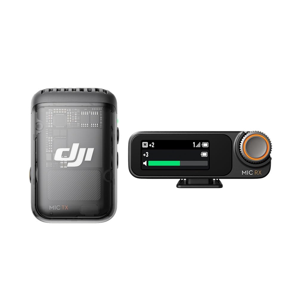 Microfone DJI Mic 2 (1 TX Microfone + 1 RX Receptor) BR -Disponível AMÉRICA