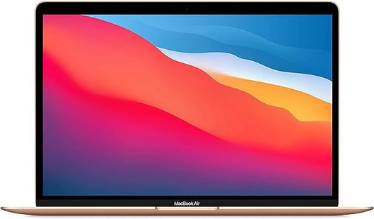 Finales de 2020 Apple MacBook Air con M1 Chip (13.3-Pulgadas, 8GB RAM, 256GB SSD) (QWERTY English) Oro (Reacondicionado)
