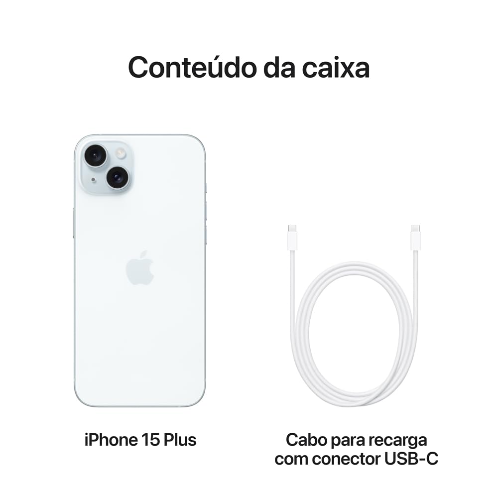 Apple iPhone 15 Plus (128 GB) — Azul - Disponível AMERICA