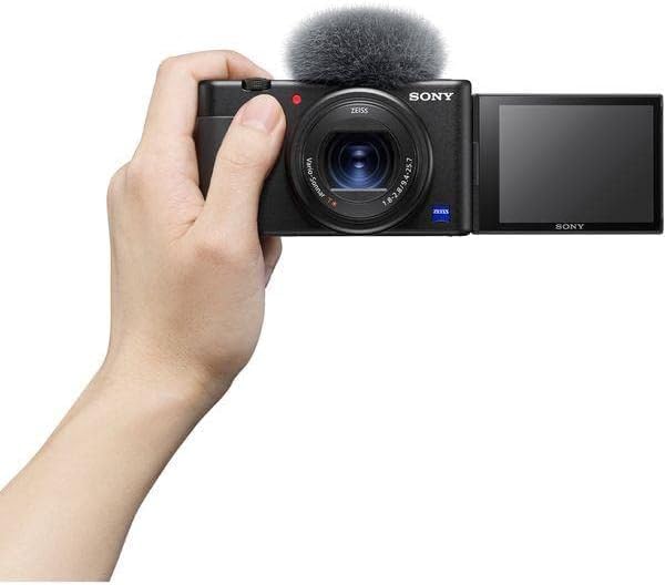 Sony ZV-1 - Câmera Compacta para Vlogging 4K com Tela Lateral e Foco Automático - Disponível EUROPA