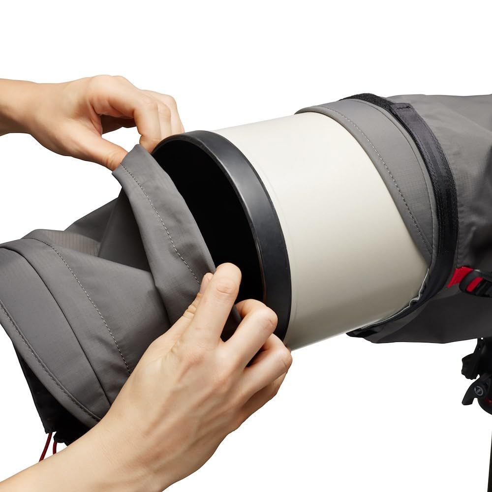 Capa de Chuva Manfrotto MB PL-TS – Proteção Profissional para Câmeras e Super-Teleobjetivas