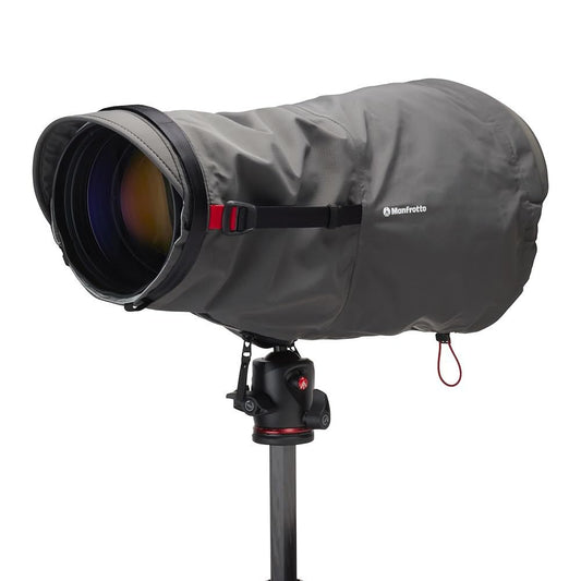 Capa de Chuva Manfrotto MB PL-TS – Proteção Profissional para Câmeras e Super-Teleobjetivas