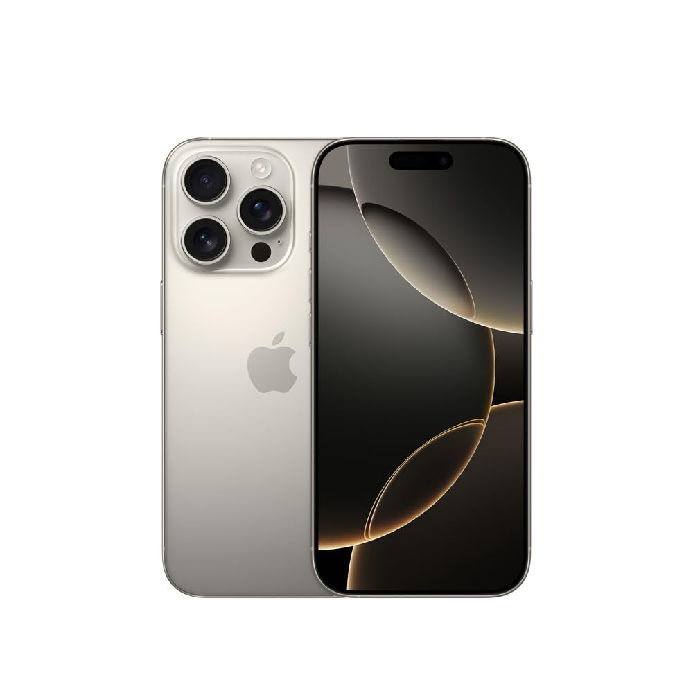 Apple iPhone 16 Pro (128 GB) – Titânio natural - Disponível AMÉRICA