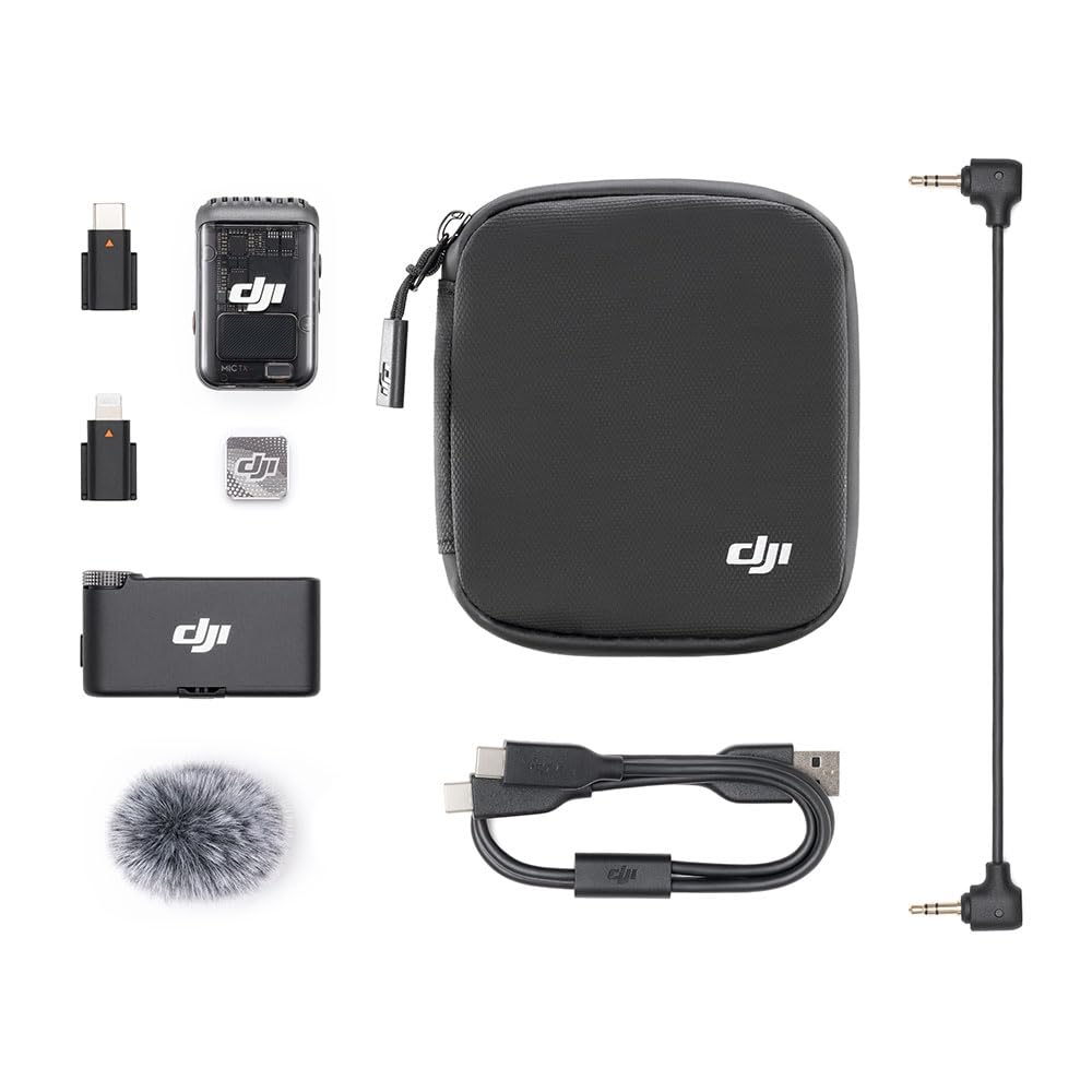 Microfone DJI Mic 2 (1 TX Microfone + 1 RX Receptor) BR -Disponível AMÉRICA