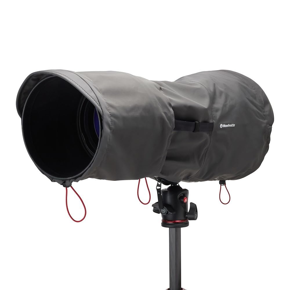 Capa de Chuva Manfrotto MB PL-TS – Proteção Profissional para Câmeras e Super-Teleobjetivas