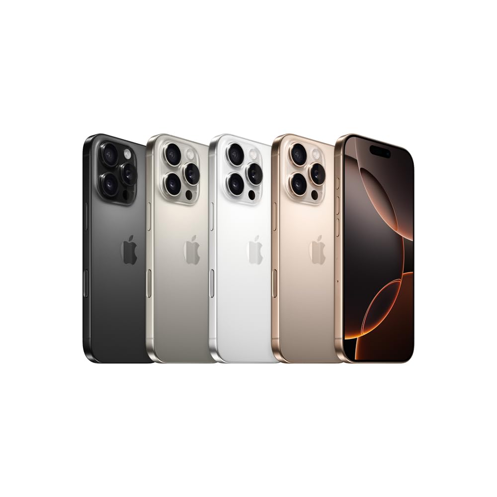 Apple iPhone 16 Pro (128 GB) – Titânio natural - Disponível AMÉRICA