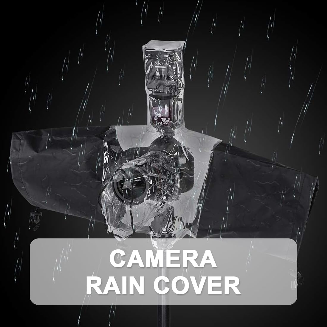 Capa de Chuva Impermeável KSJEHW para Câmeras DSLR – Proteção Total Contra Água e Poeira