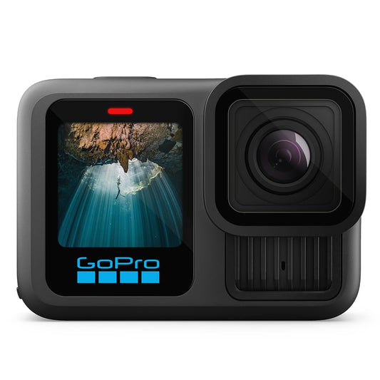 GoPro HERO13 Black - Cámara de acción Resistente al Agua cGoPro HERO13 Black – Vídeo 5.3K, Lentes Intercambiáveis e Alta Durabilidadeon vídeo 5.3K60, fotografía de 27 MP + compatibilidad con Lentes Serie HB