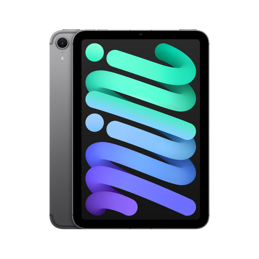 Apple iPad Mini (A17 Pro): Pantalla Liquid Retina de 8,3 Pulgadas, 256 GB, Wi Fi 6E, Redes 5G, cámaras Frontal y Trasera de 12 Mpx, Touch ID, autonomía para un día Entero – Gris Espacial