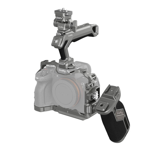 SMALLRIG Kit de Jaula para Sony a7R V / a7 IV / a7S III, Cage Avanzada HawkLock de Liberación Rápida con Top Handle, Side Handle, Soporte para Monitor, Abrazadera de Cable para HDMI - 4539