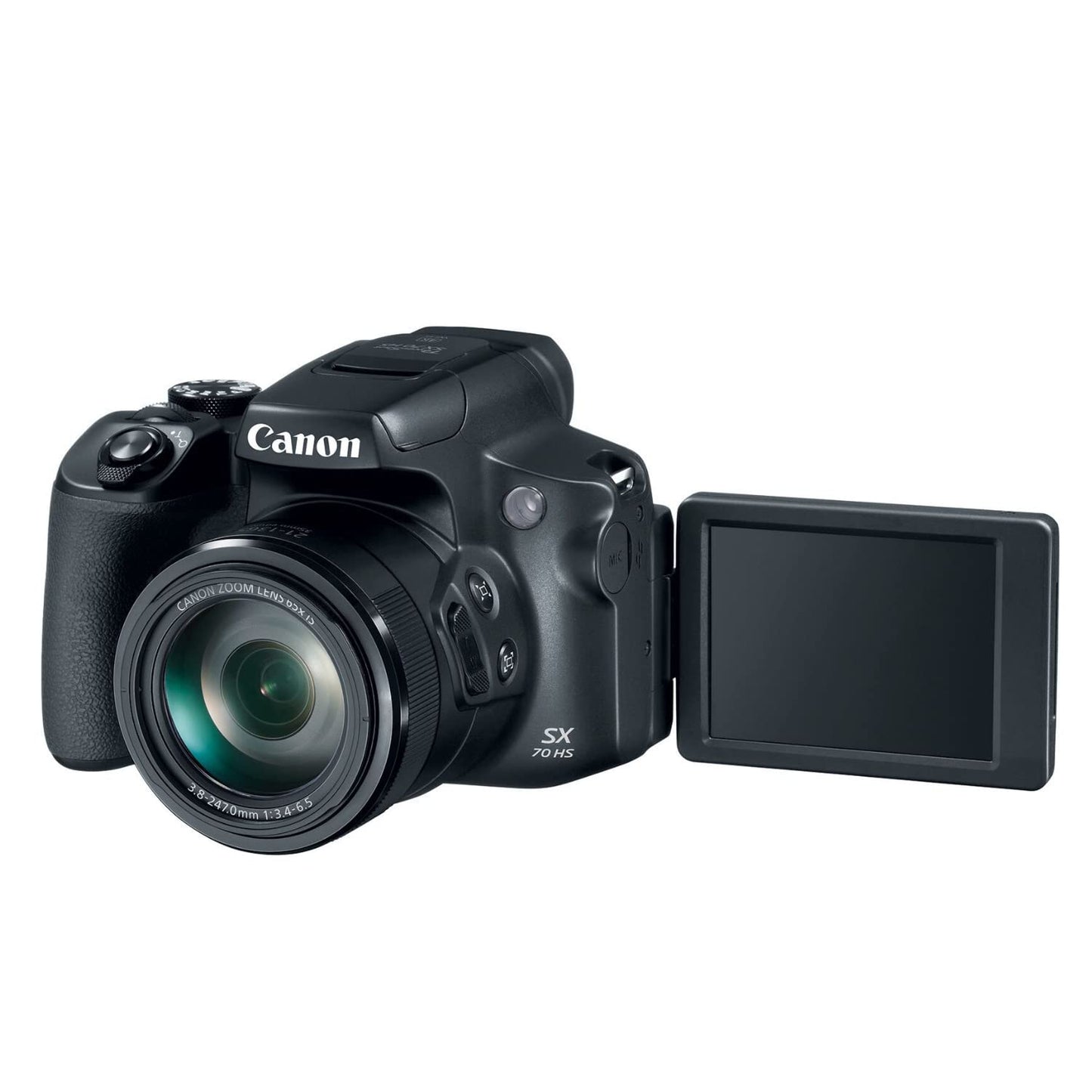 CÂMERA DIGITAL CANON POWERSHOT SX70 HS COM ZOOM ÓPTICO DE 65X - 20,3 MP, VÍDEO 4K E CONECTIVIDADE WI-FI E BLUETOOTH - Disponível EUROPA