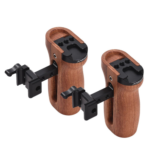 Pega Lateral Andoer Universal com Suporte OTAN para Câmeras – Ajustável, Ergonômica e Versátil