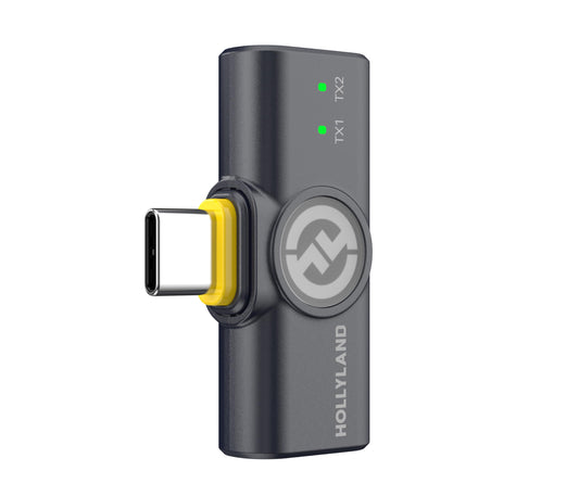 🎤 Hollyland Lark M2 | Receptor de Microfone USB-C