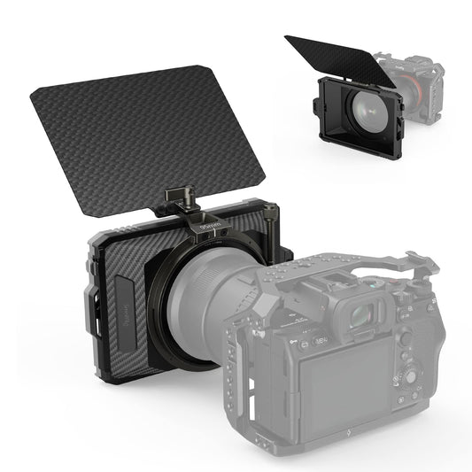 Mini Matte Box SMALLRIG 3575 – Fibra de Carbono, Compacta y Ligera para Cámaras DSLR y Sin Espejo