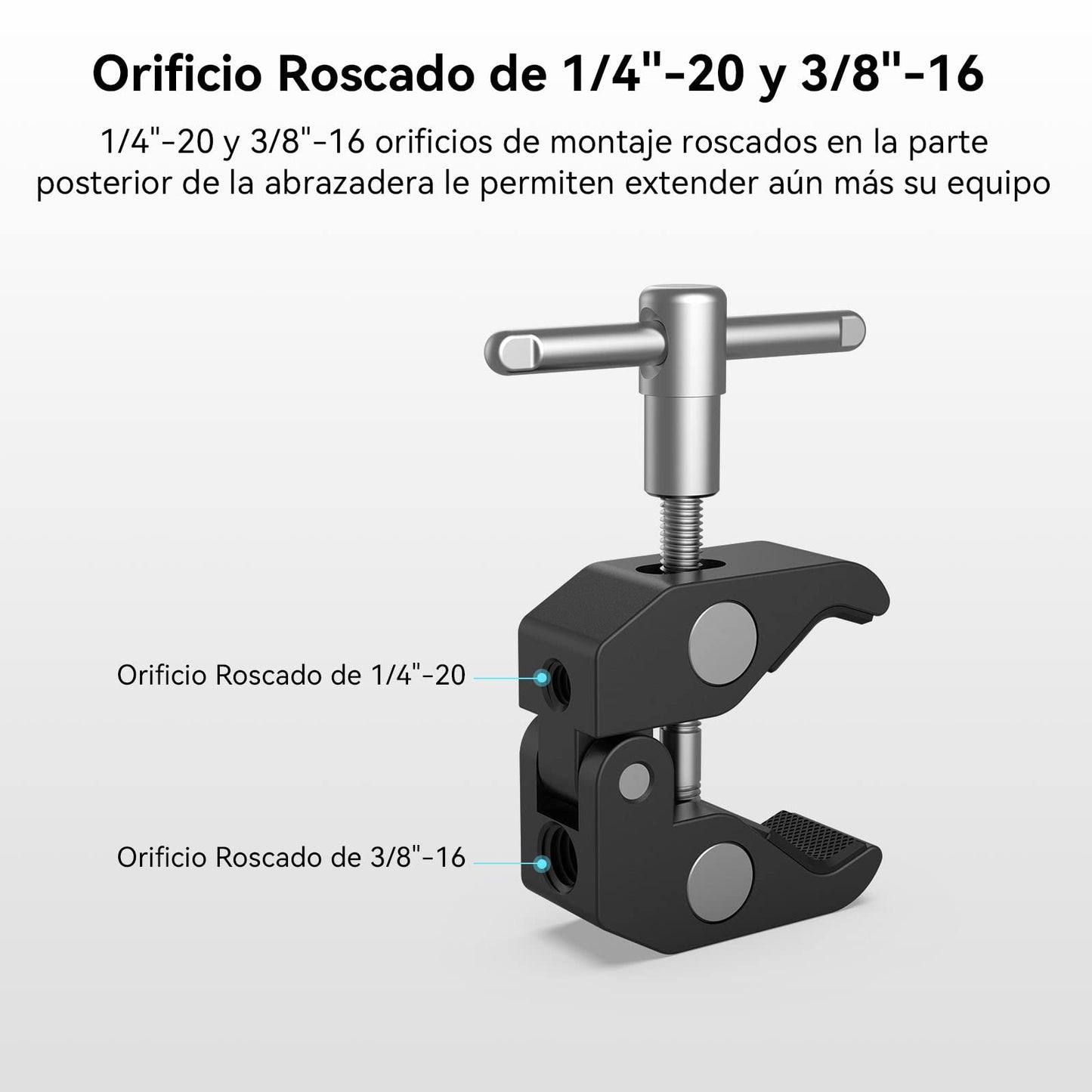 Braço Mágico SMALLRIG 2732 (10”) com Super Clamp – Fixação Versátil para Câmeras e Acessórios