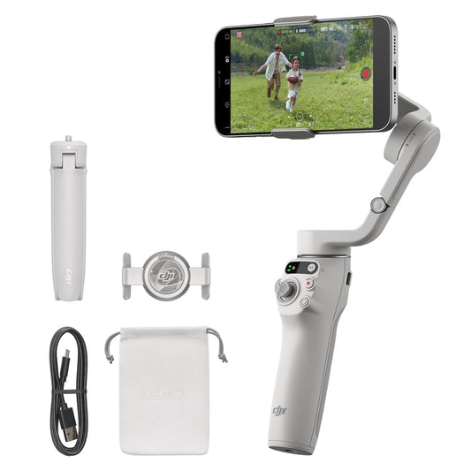 📱 DJI Osmo Mobile 6 Platinum Gray – Estabilização Inteligente, Controle Total - Disponível EUROPA