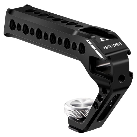 NEEWER Mango Superior para cámara, Mango Universal para Garra Caliente, Plataforma de estabilización de Video Ligera para Garra fría para Montar cámara con micrófono, luz, Monitor ST28