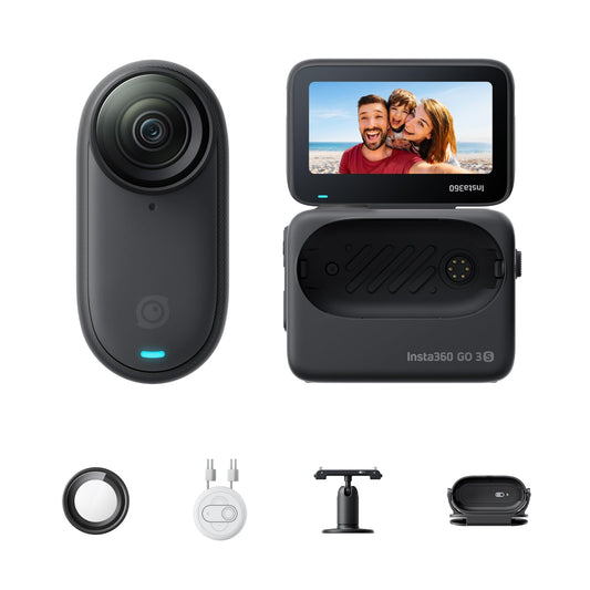 Insta360 GO 3S - Cámara 4K Compacta con Estabilización FlowState, Action Pod y Control por Voz