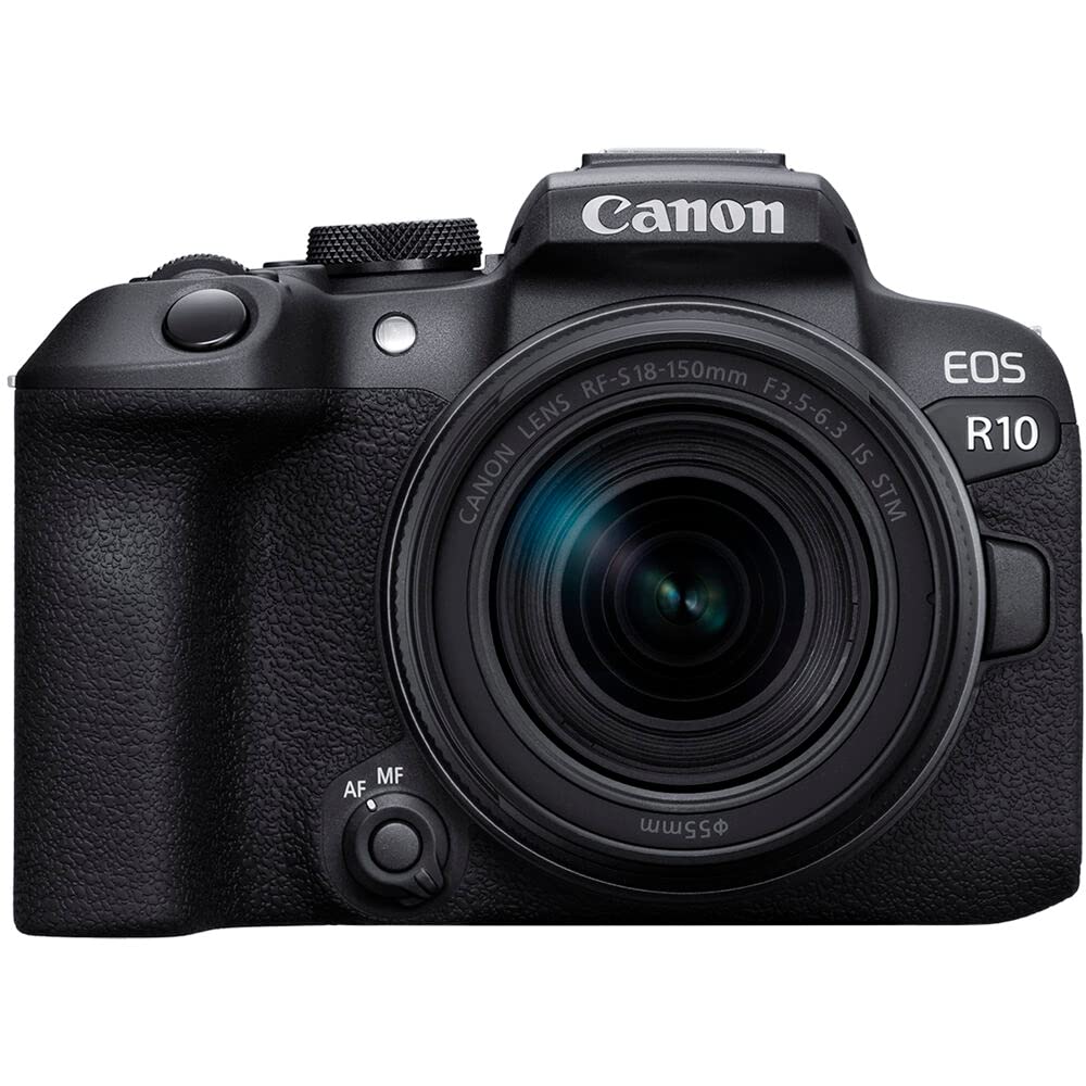 Canon EOS R10 - Câmera Mirrorless 24,2MP com Vídeo 4K, Autofoco Rápido e Lente RF-S 18-150mm - Disponível AMÉRICA