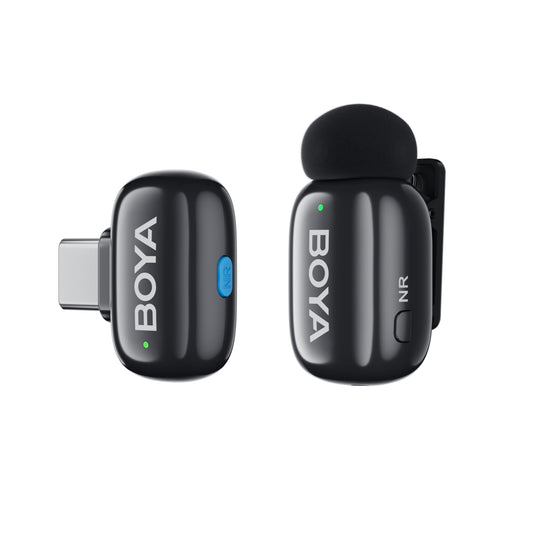 BOYA Mini-17 - Microfone Sem Fio Ultracompacto | 30h de Bateria, 100m de Alcance, Efeitos de Voz - Disponível EUROPA