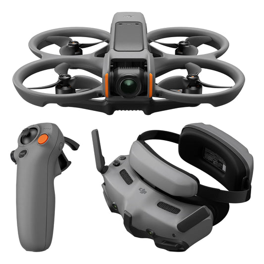 DJI Avata 2 Vuela Más - Drone FPV com Imagens 4K, Controle de Movimento e Goggles 3 - Disponível EUROPA