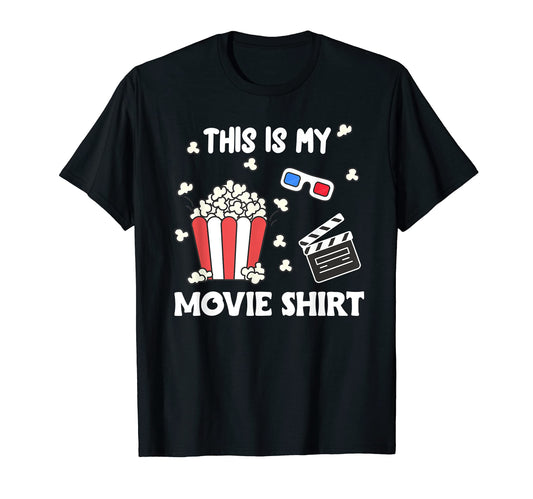Esta Es Mi Camisa De Películas Cinema Popcorn Movie Buscando Camiseta