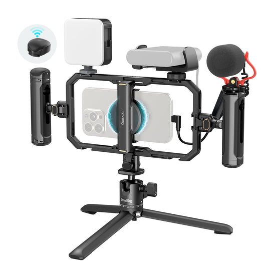 SmallRig Kit universal multifuncional de liberação rápida para celular e vídeo Pro - Disponível AMERICA