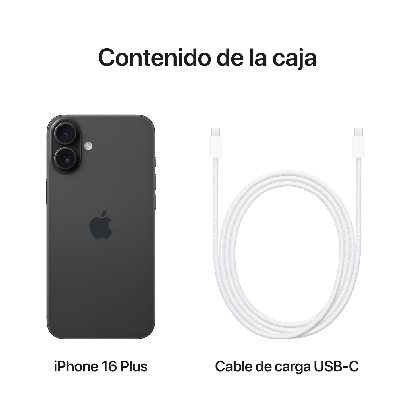 iPhone 16 Plus 256GB Preto – Tela 6,7”, Câmera Fusion 48MP, Chip A18 - Disponível EUROPA