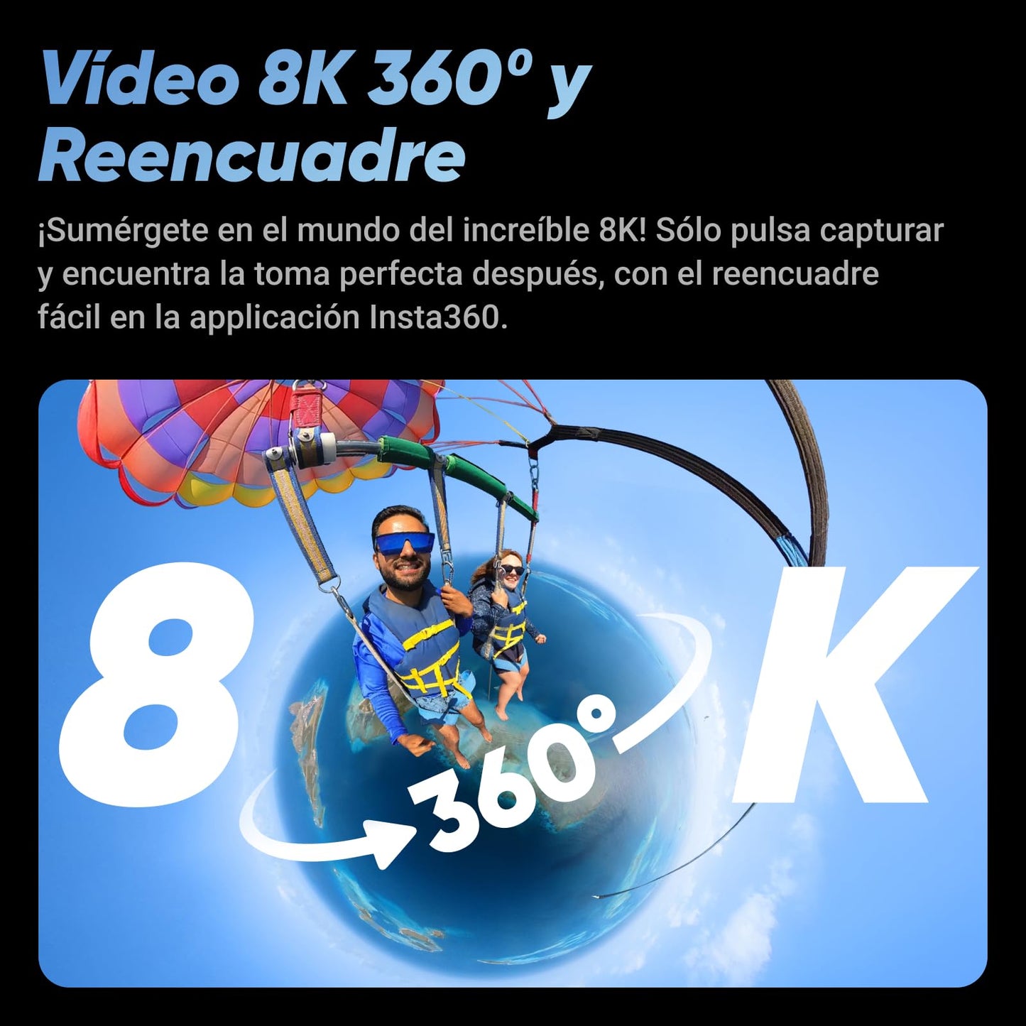 Insta360 X4 - Câmera 360º 8K com Estabilização FlowState, 170º de Ângulo e Bateria de Longa Duração