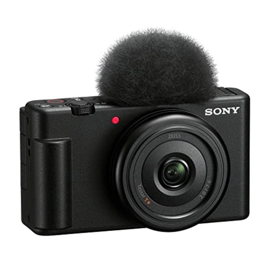 Sony ZV-1F - Câmera Vlog Compacta 4K com Lente Grande Angular de 20 mm e Áudio Direcional - Disponível AMÉRICA