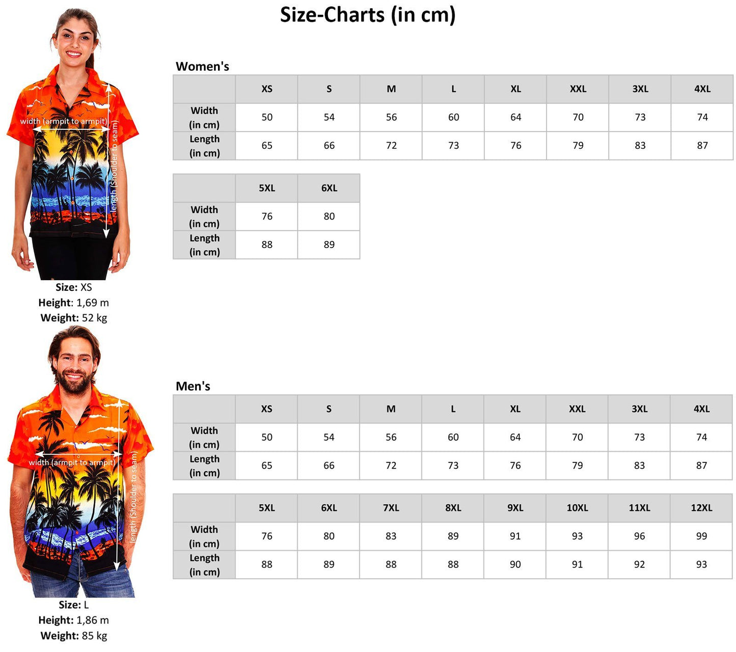 Funky Camisa Hawaiana, Comic, Multicolor, M