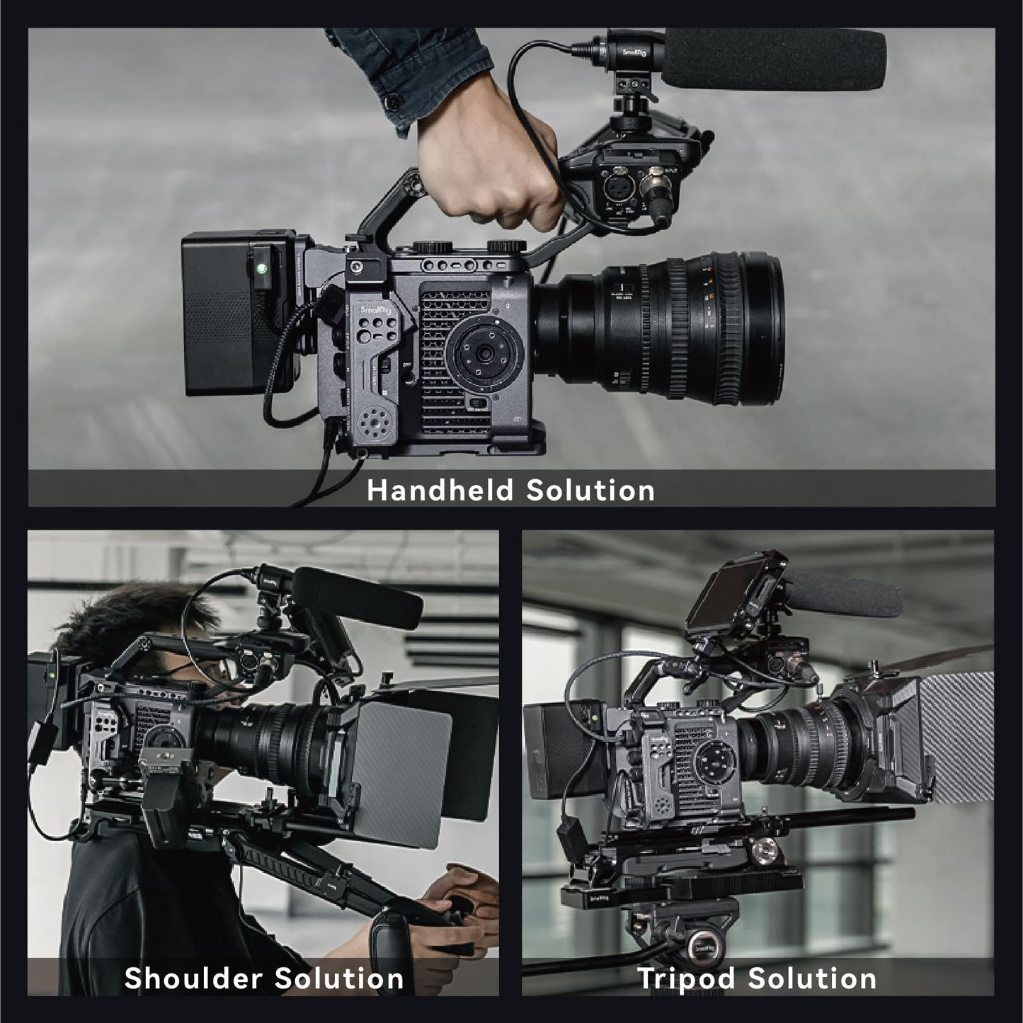 SmallRig FX6 Rig Kit 4124 – Cage Compacta para Sony FX6 – Preto