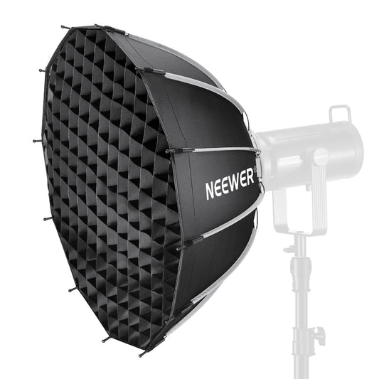 💡📸 Softbox Parabólico NEEWER 65cm – Montagem Rápida e Compatível com Bowens