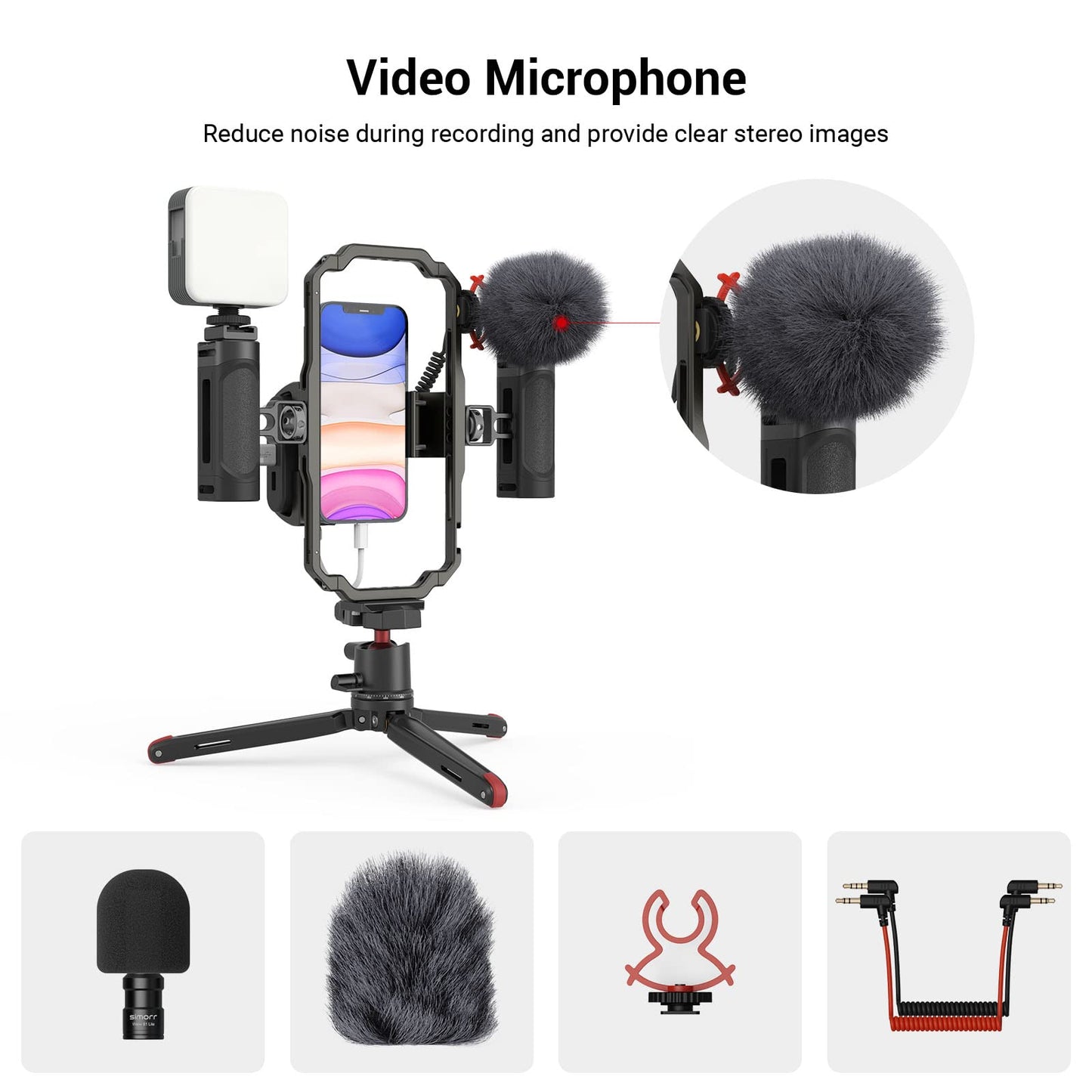 📱🎥 SmallRig 3384B – Kit Completo de Vlogging e Transmissão ao Vivo - Disponível EUROPA