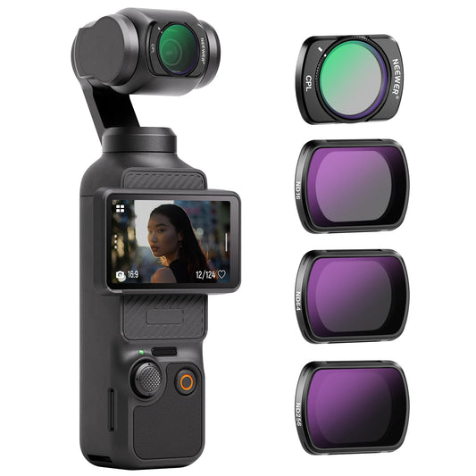🎥 Kit de Filtros ND Variáveis NEEWER para DJI Osmo Pocket 3 - Disponível EUROPA