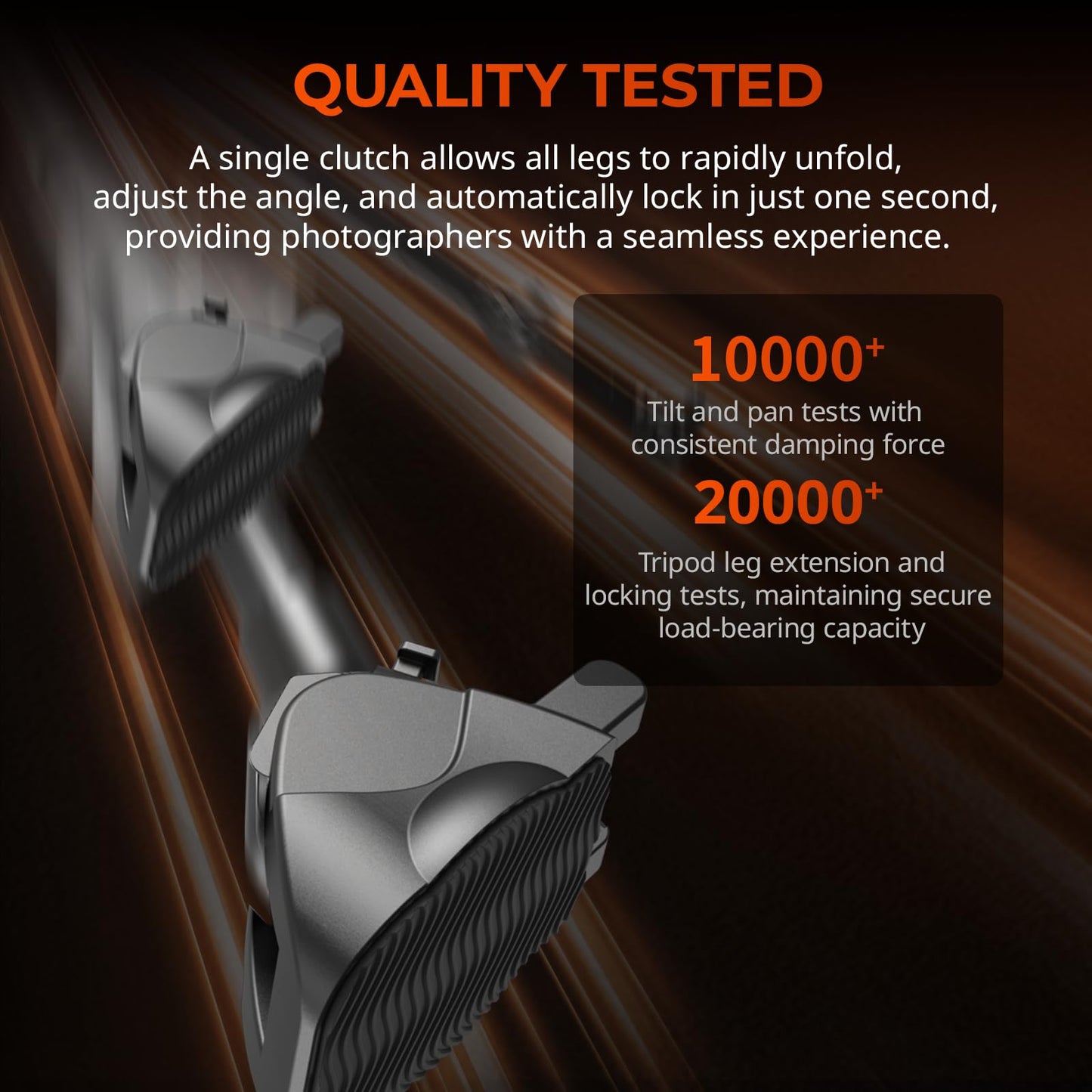 SMALLRIG x Potato Jet Tribex Kit de Trípode Hidráulico de Fibra de Carbono, Trípode para Cámara de Video de Extensión Rápida con Cabezal Fluido de Contrapeso de 4 Pasos (Serie Origin) - 4259