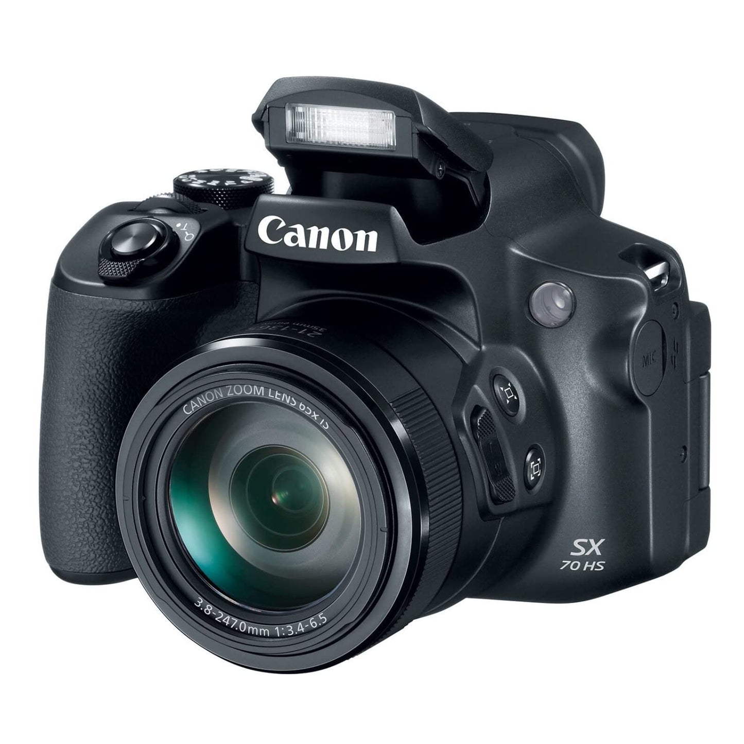 CÂMERA DIGITAL CANON POWERSHOT SX70 HS COM ZOOM ÓPTICO DE 65X - 20,3 MP, VÍDEO 4K E CONECTIVIDADE WI-FI E BLUETOOTH - Disponível EUROPA