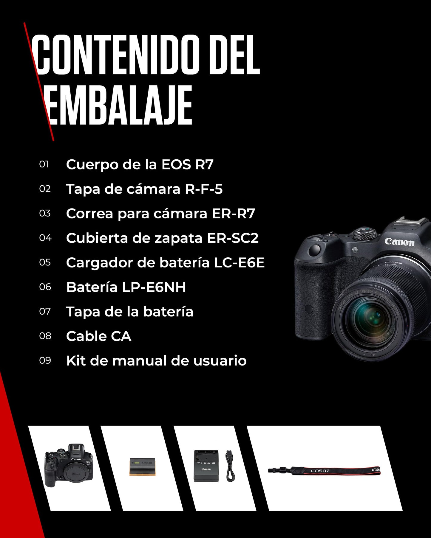 Canon EOS R7 - Câmera Mirrorless APS-C de 32,5MP, Vídeo 4K e Autofoco Avançado - Disponível EUROPA