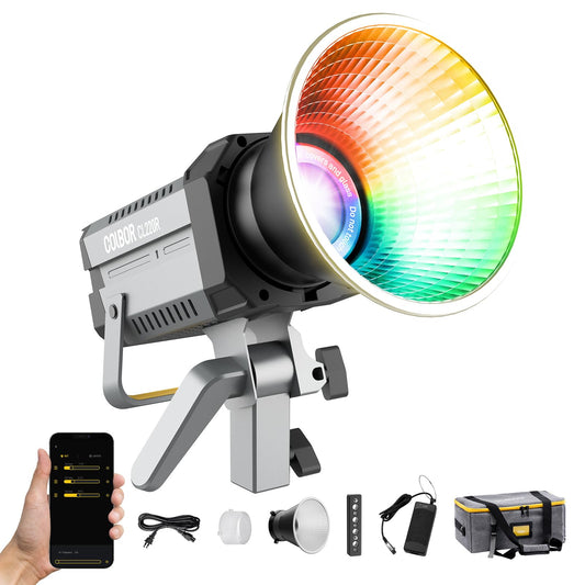 🌈 Luz RGB COLBOR CL220R - Iluminação Criativa e Versátil para Estúdio
