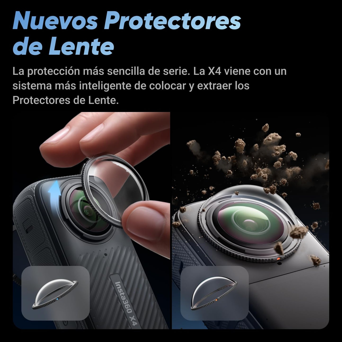 Insta360 X4 - Câmera 360º 8K com Estabilização FlowState, 170º de Ângulo e Bateria de Longa Duração