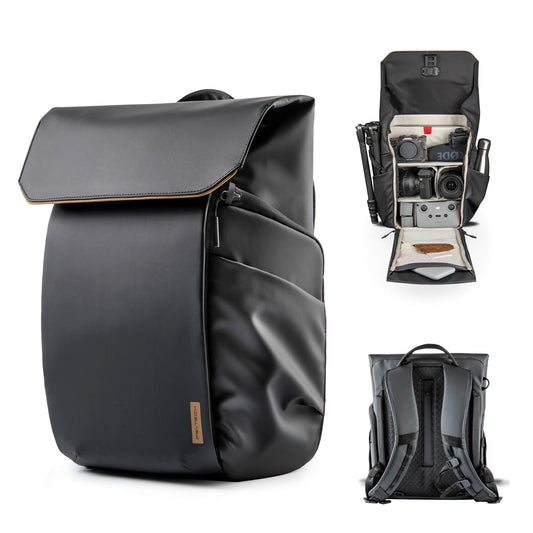🎒 Mochila para Fotógrafos Urbanos PGYTECH - Compacta, Elegante e Ideal para Câmeras DSLR e Acessórios