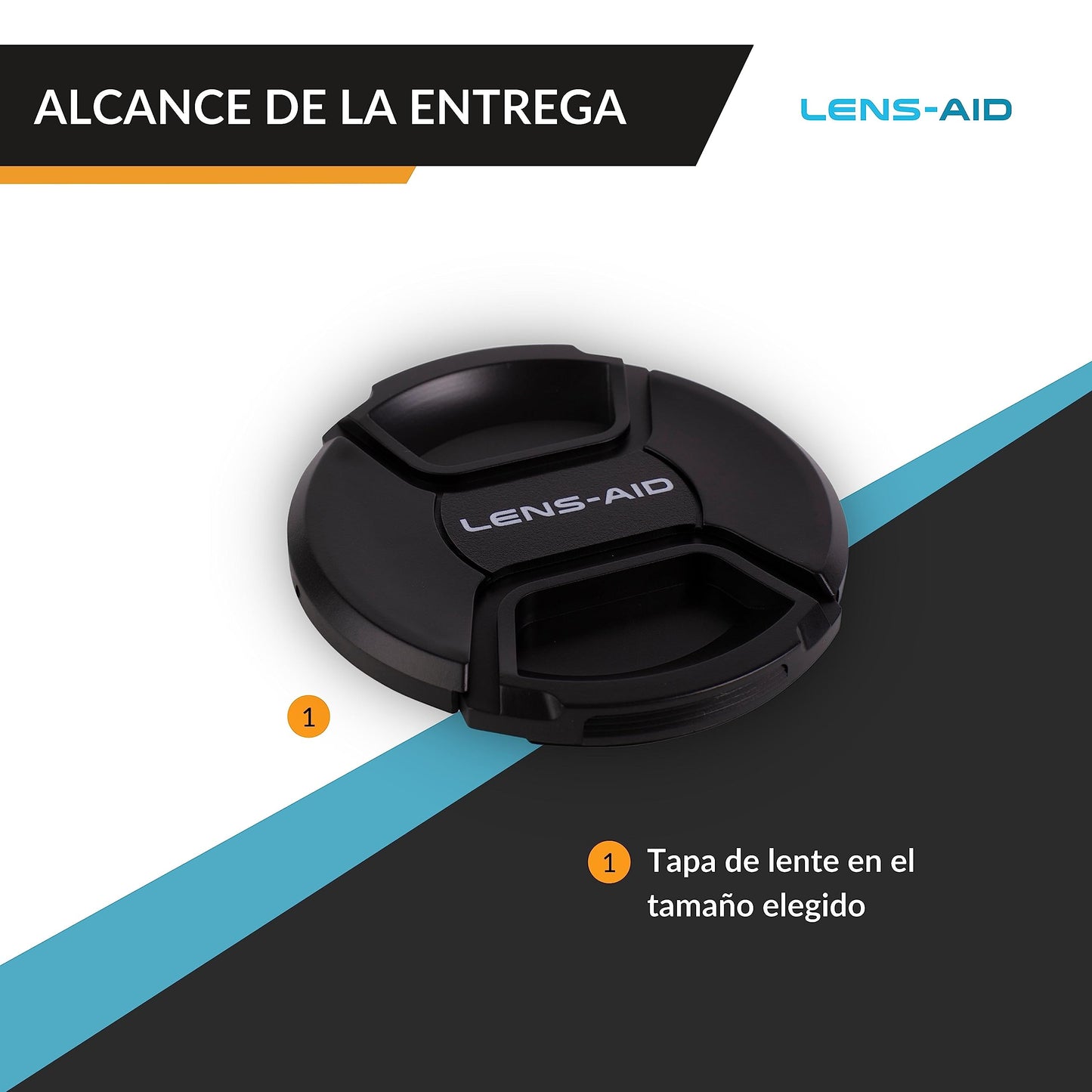 Tampa de Lente Universal LENS-AID - Protege sua Lente de Forma Eficiente