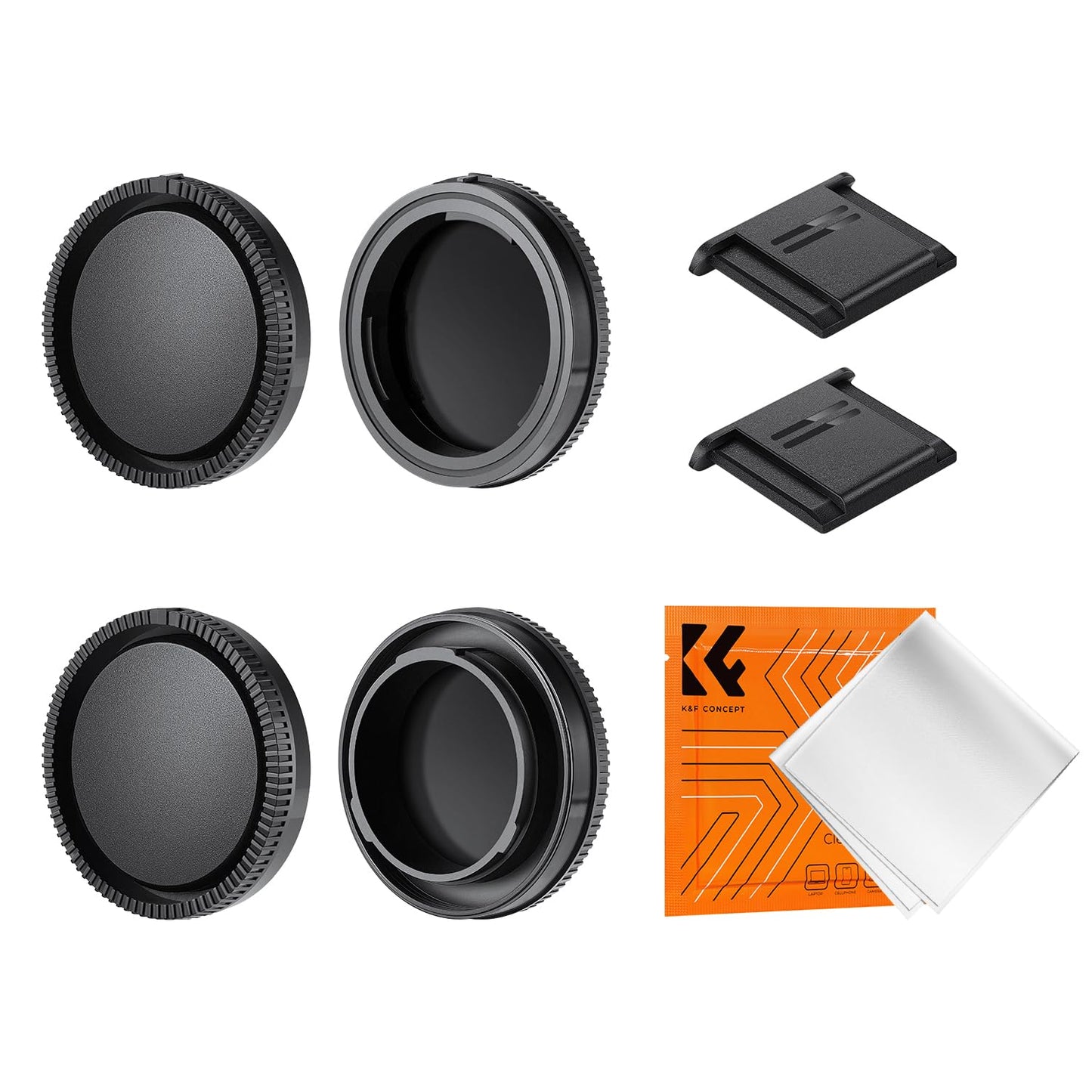 Kit de Protectores para Lentes e Corpo K&F Concept para Cámeras Sony