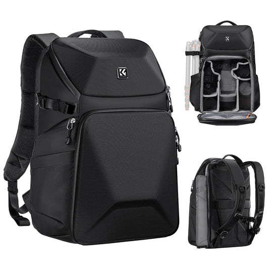 🎒 K&F Concept Mochila para Câmera Profissional - Impermeável, Antirroubo, Resistente ao Desgaste - Para DSLR e Acessórios