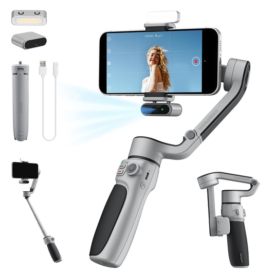 Estabilizador ZHIYUN CINEPEER CQ5 Combo – Inteligência AI, Controle por Voz e Estabilização de 3 Eixos