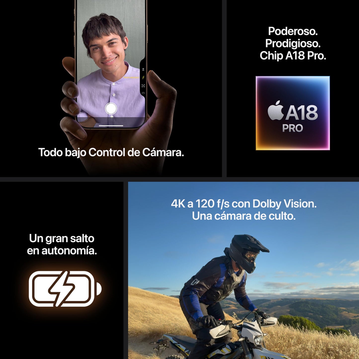 iPhone 16 Pro 256GB Titânio Cor Deserto – Tela 6,3”, Câmera 48MP, Chip A18 Pro, 4K Dolby Vision - Disponível EUROPA