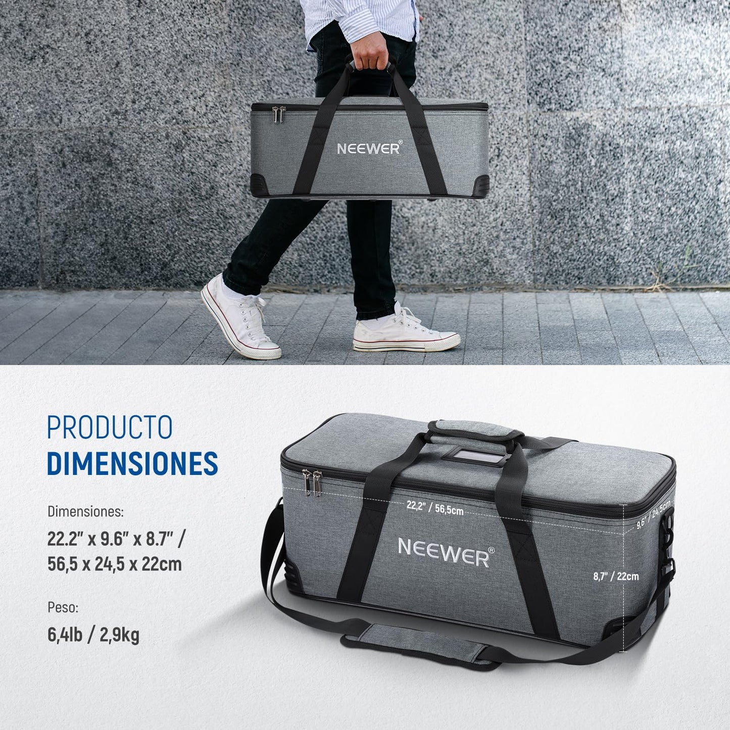 🎒 Bolsa de Viaje NEEWER para Equipamento de Fotografia, Armazenamento e Proteção