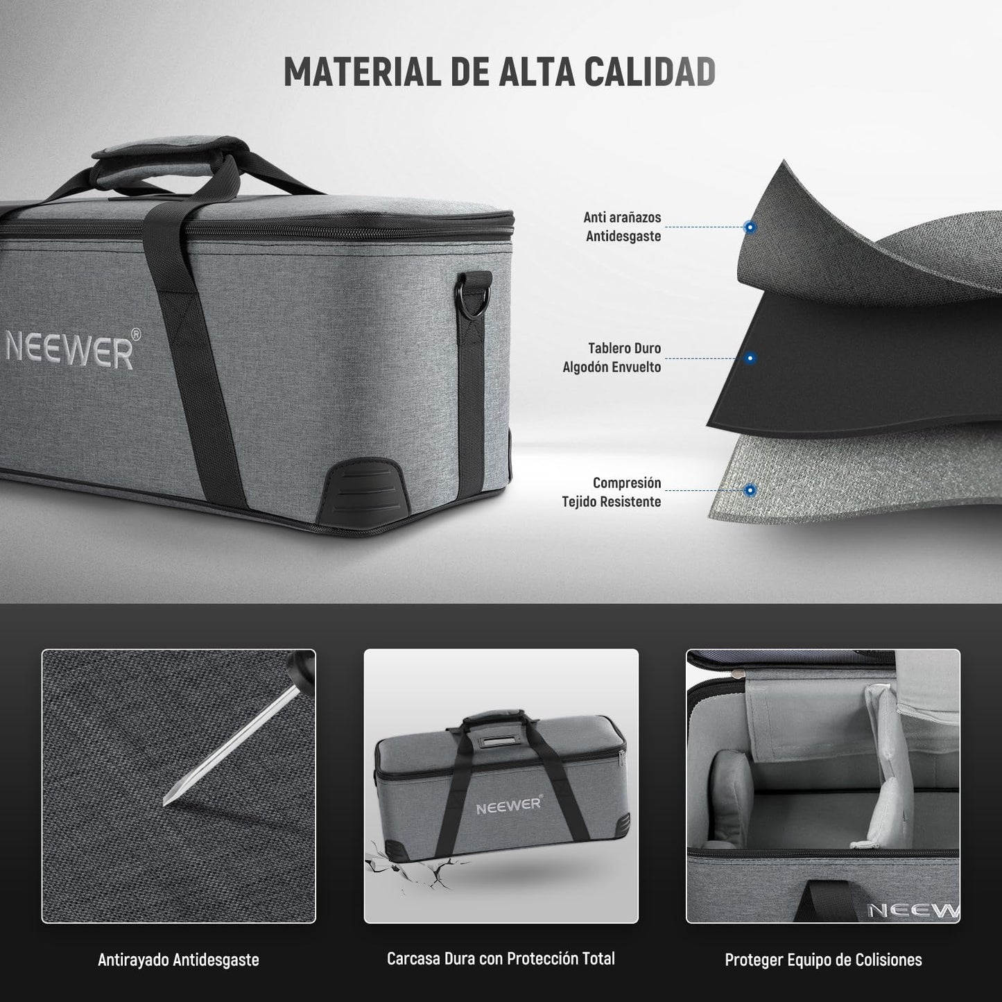 🎒 Bolsa de Viaje NEEWER para Equipamento de Fotografia, Armazenamento e Proteção